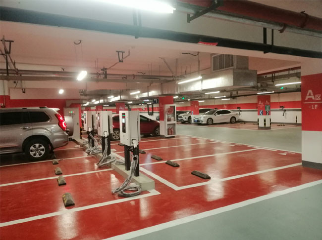 最新の会社の事例について 商業40KW DC EVの充電ステーション